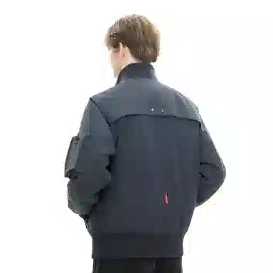 The Simpsons Streetwear Graffiti Embroidered Down Jacket