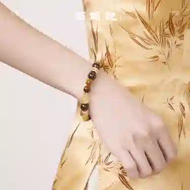 【招财】 石头记 大金霸综合串珠配饰  八方来财 做个富婆  水逆退散 诸事#好运天然 茶晶 手串 男女同款情侣款