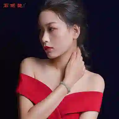 石头记 能量疗愈 守护转运 水泥退散 绿色串珠国风古韵优雅气质 寓意轻奢小众设 好运转运新中式串珠 礼盒 东陵玉 手串 男女同款情侣款