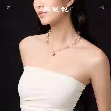 石头记 清透氛围感 小众精致 通勤百搭贵气感 #好运天然 白水晶 项链 女款