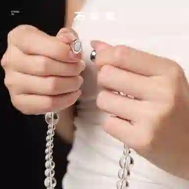 石头记 优雅与纯净晶体亮纯净 锁骨链 小众设计优雅高级感简约百搭#好运 考试上岸天然 白水晶 项链 女款