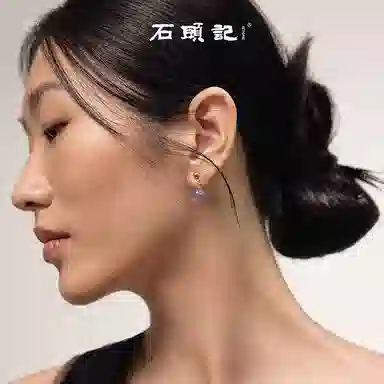 石头记 九紫离火 薰衣草耳饰 紫气东来 小众转运佛珠 招财纳福转运旺事业疗愈能量磁场#好运 礼盒装天然 紫水晶 耳环 女款