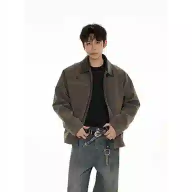 零氏 美式夹克 男女同款