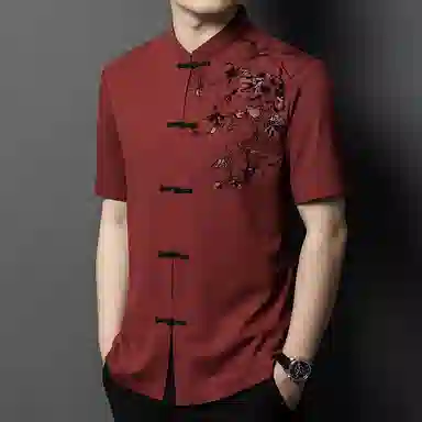 Pierre Cardin Vintage Mandarin Collar Shirt