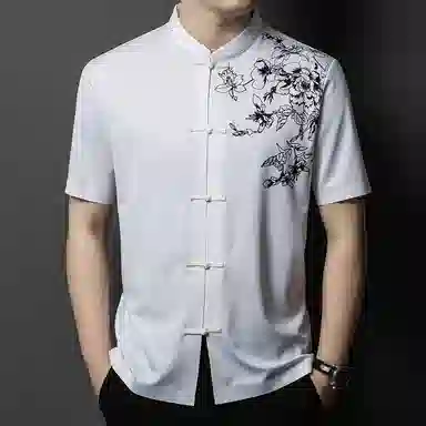 Pierre Cardin Vintage Mandarin Collar Shirt