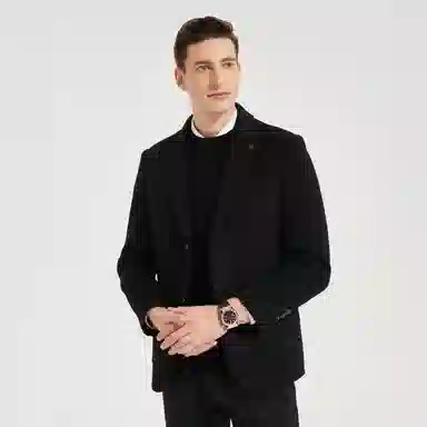 Pierre Cardin Double-Faced Wool Coat