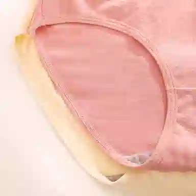 棉基因 舒适柔软亲肤简约透气抑菌裆中腰高弹三角内裤 女款 组合装