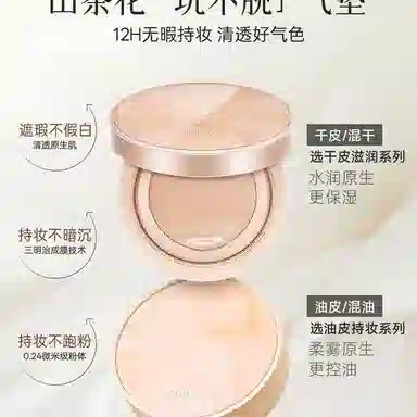 蒂洛薇 柔润持妆遮瑕气垫霜 清透奶油肌不卡粉不脱妆