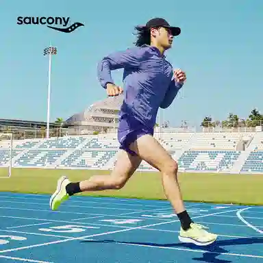 Saucony Kinvara 15 Fluorescent Green Blue