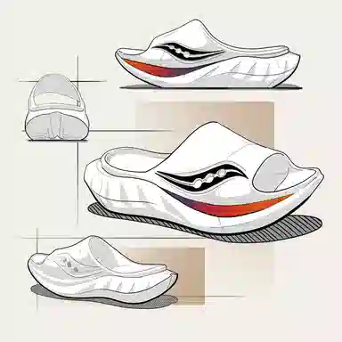 Saucony Cradle 2 White Orange Black