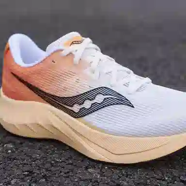 Saucony Tide 2 White Orange Black