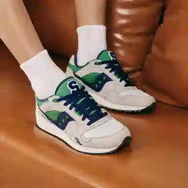 Saucony Shadow 5000 Grey Green Blue