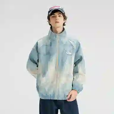 LAMLICKA Zipper Jacket Blue