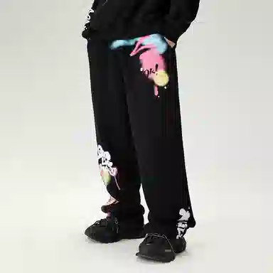 LAMLICKA Graffiti Fleece Pants