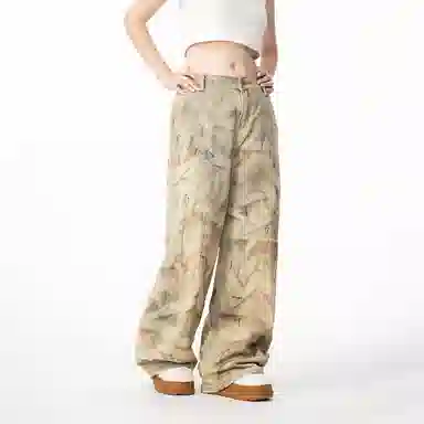 LAMLICKA Vintage Loose Jeans