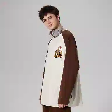 LAMLICKA Vintage Cartoon Embroidered Tee