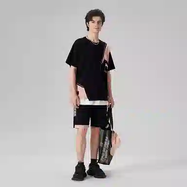 LAMLICKA Classic Ram Bear T-Shirt Black