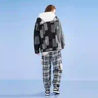 LAMLICKA Denim Jacket Black