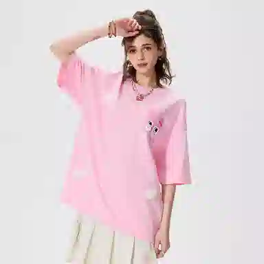 LAMLICKA 3D Heart Animal Print T-Shirt