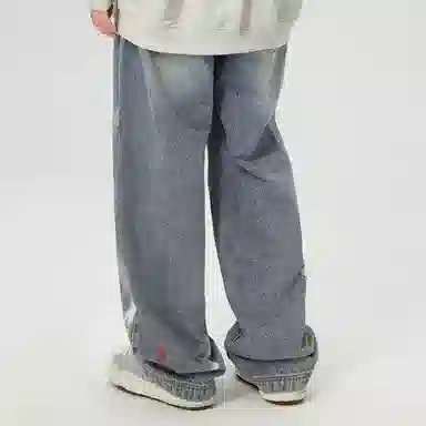 LAMLICKA Vintage Graffiti Jeans