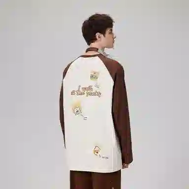 LAMLICKA Vintage Cartoon Embroidered Tee