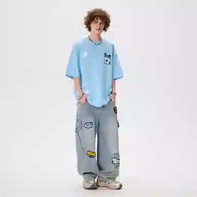 LAMLICKA 3D Heart Animal Print T-Shirt