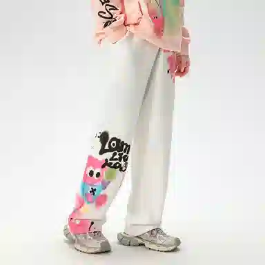 LAMLICKA Graffiti Fleece Pants