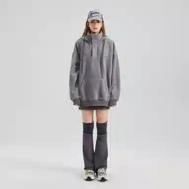 LAMLICKA Hoodie Grey
