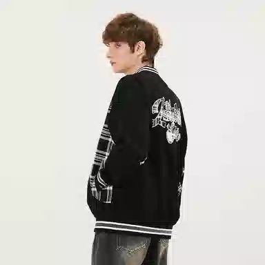 LAMLICKA Bomber Jacket Black