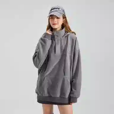 LAMLICKA Hoodie Grey