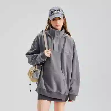 LAMLICKA Hoodie Grey