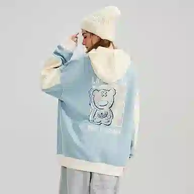 LAMLICKA Hoodie Blue