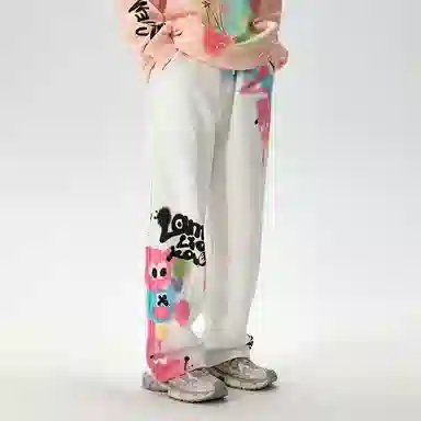LAMLICKA Graffiti Fleece Pants