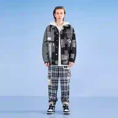 LAMLICKA Denim Jacket Black