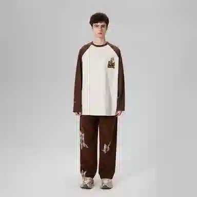 LAMLICKA Vintage Cartoon Embroidered Tee