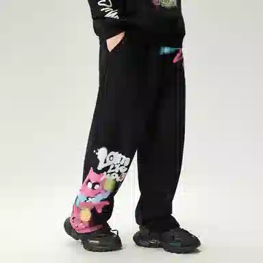 LAMLICKA Graffiti Fleece Pants