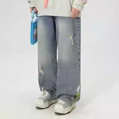 LAMLICKA Vintage Graffiti Jeans