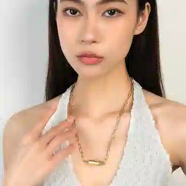 apm Monaco FUN CRAZY LOVE Codex Chain Necklace