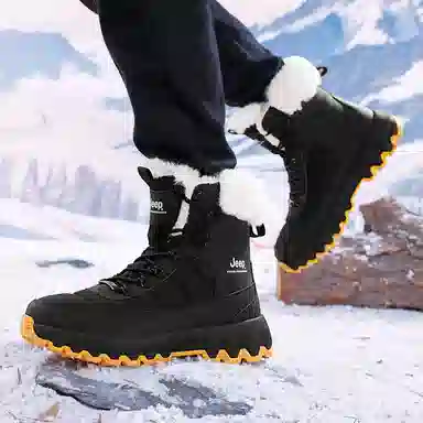 Jeep Snow Boots Black