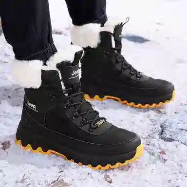 Jeep Snow Boots Black