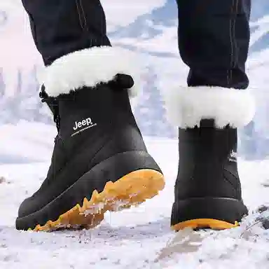 Jeep Snow Boots Black
