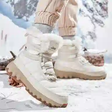 Jeep Snow Boots White