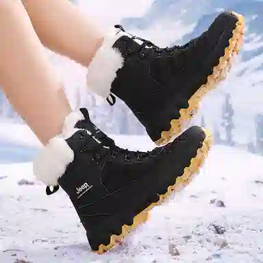 Jeep Snow Boots Black