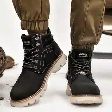 Jeep Martin Boots Grey