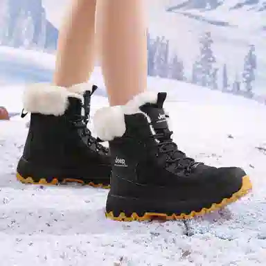 Jeep Snow Boots Black