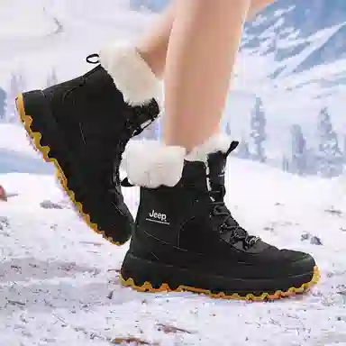 Jeep Snow Boots Black