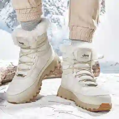Jeep Snow Boots White