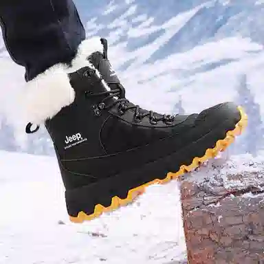 Jeep Snow Boots Black