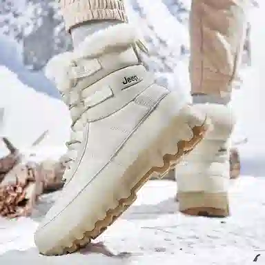 Jeep Snow Boots White