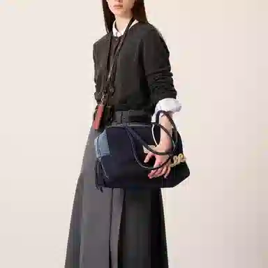 Lee Vintage Indigo Canvas Bowling Bag